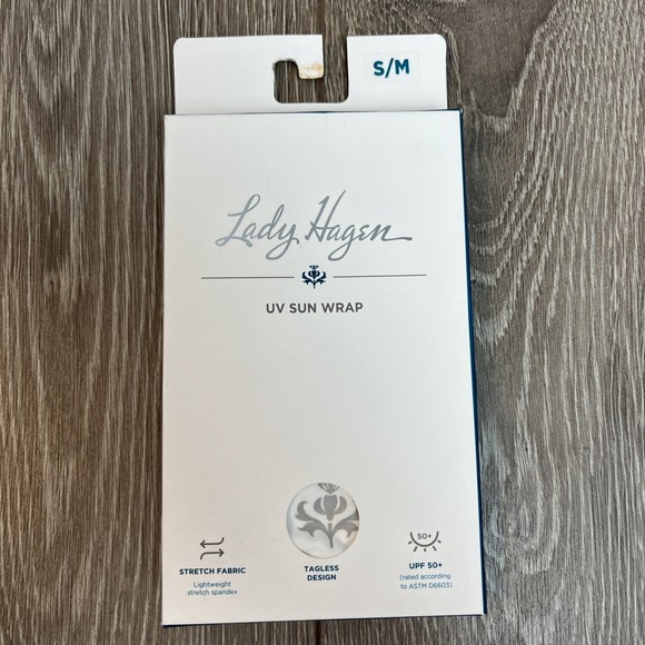 Lady Hagen UV‎ Sun Wrap NEW UPF 50 Stretch Tagless Women's Golf Active S/M - Picture 1 of 4